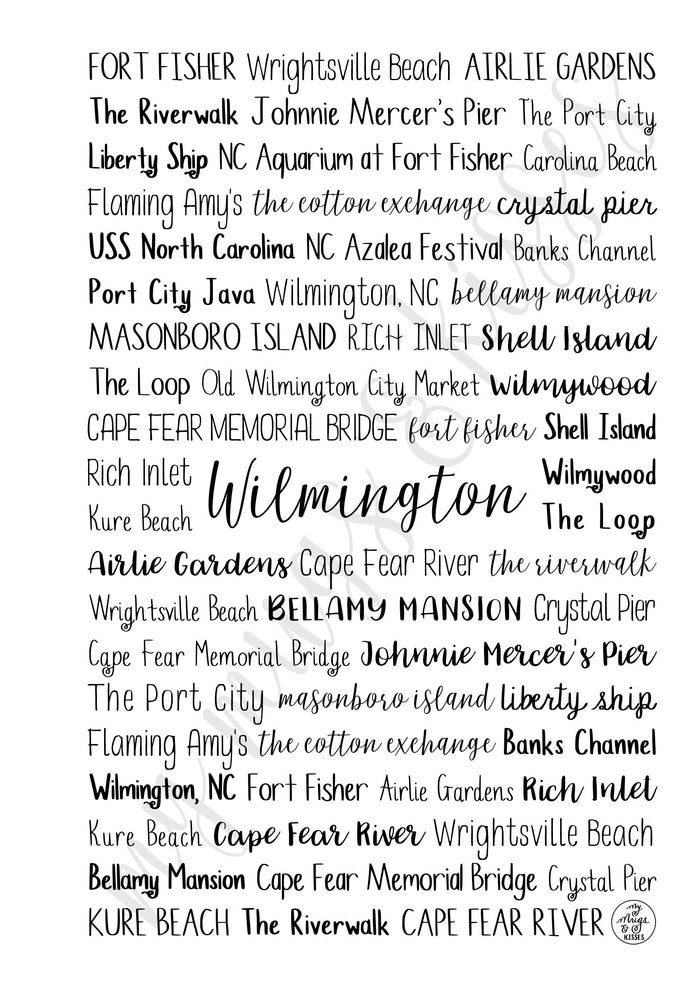 Wilmington, NC Spiral Notebook