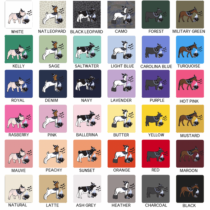 Witch Animals - CHOOSE YOUR ANIMAL – Infant/Toddler/Youth