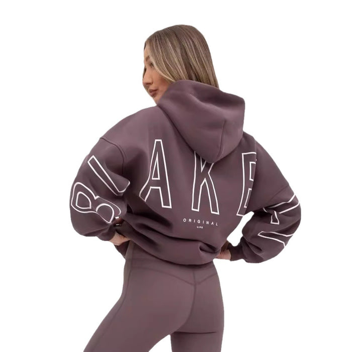 women oversized hoodie soft fabric detail texture