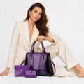 Retro shoulder tote bag set with polyester-cotton lining, phone pocket and ID pocket for organized everyday carry all day now