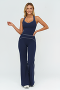 women athletic yoga outfit slim pants stretch training apparel