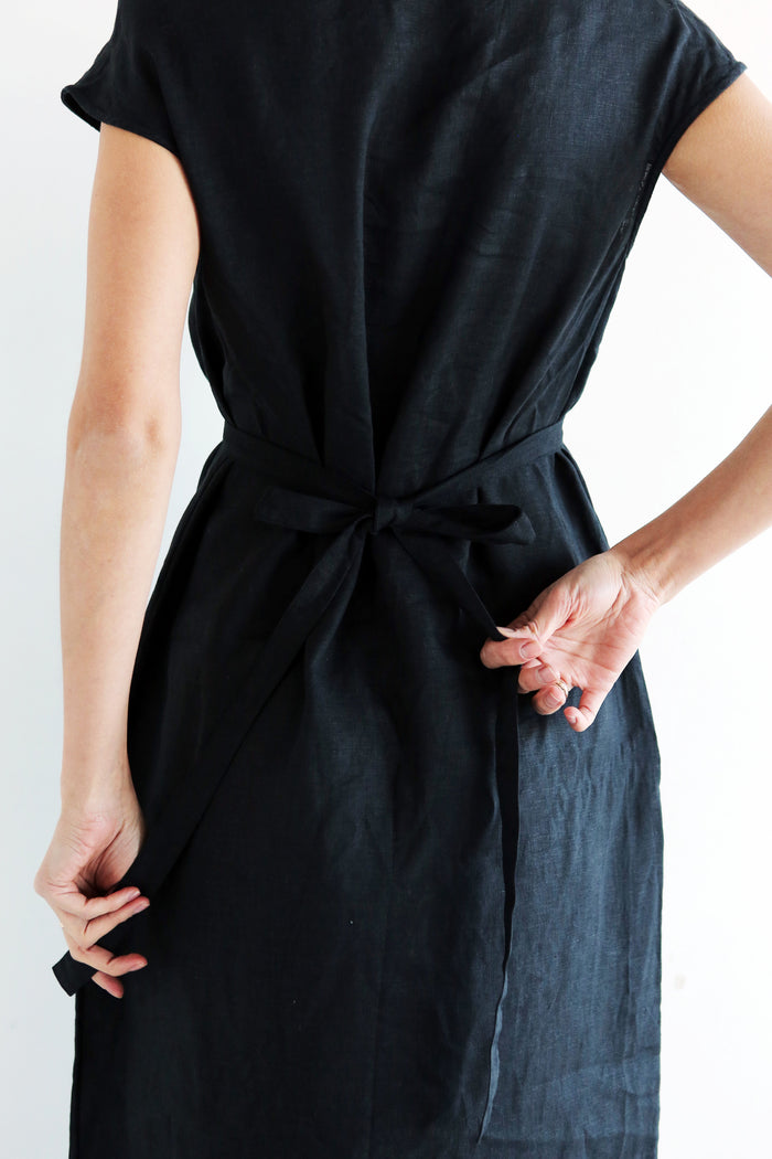 Women’s Belted Midi Dress LINA - IN STOCK