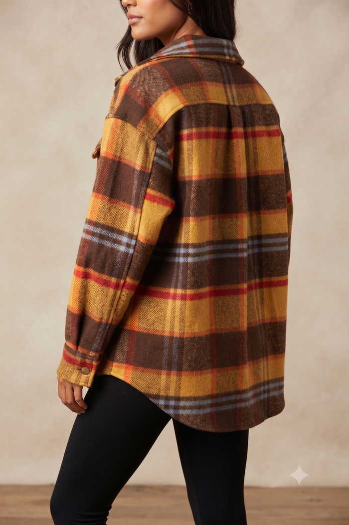 Women's Brushed Tweed Shacket