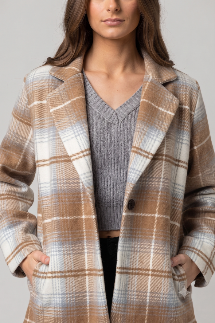 Women's Brushed Tweed Shazer