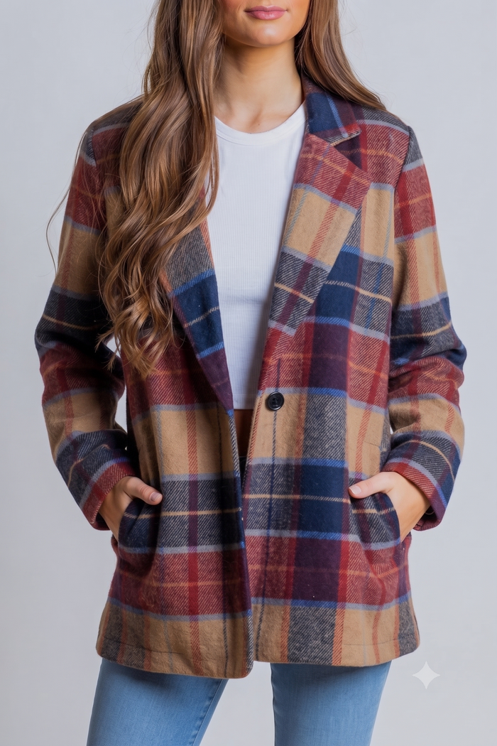 Women's Brushed Tweed Shazer