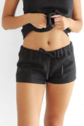 Women’s Linen Shorts LIANA in Black