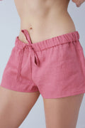 Women’s Linen Shorts LIANA in Peach