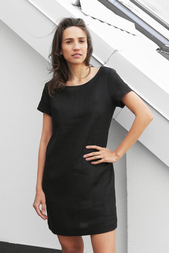 Women’s Linen T-Shirt Dress DAISY - IN STOCK