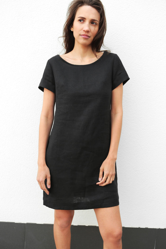 Women’s Linen T-Shirt Dress DAISY - IN STOCK