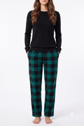 Women's Pajamas Green Buffalo