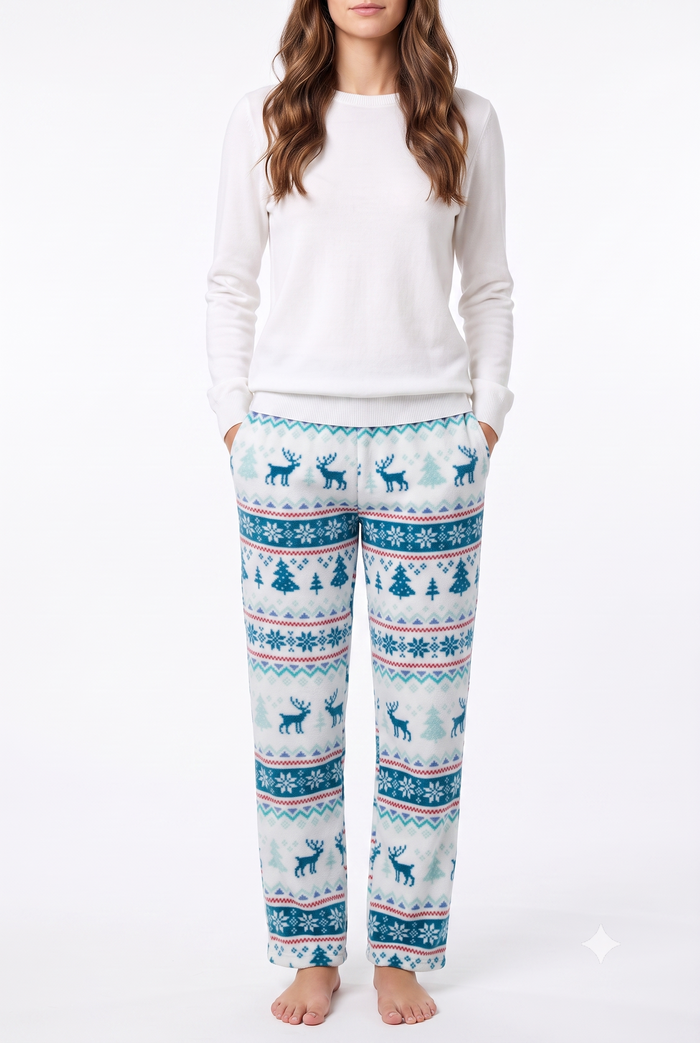 Women's Pajamas Green Buffalo