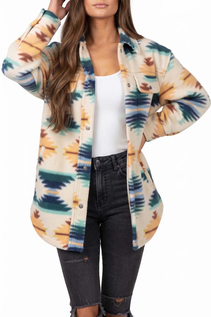 Women's Polar Fleece Shacket (Final Few)