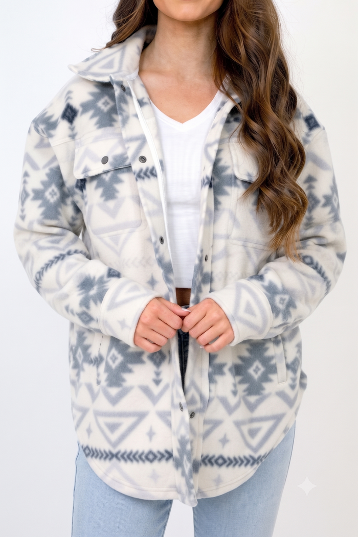 Women's Polar Fleece Shacket (Final Few)