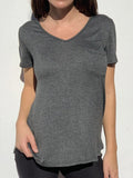 V-Neck Slouchy Pocket Tee image 7
