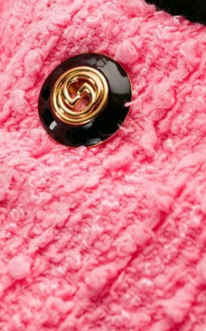 Gucci Wool Blend Pink Shift Dress - Runway Catalog
