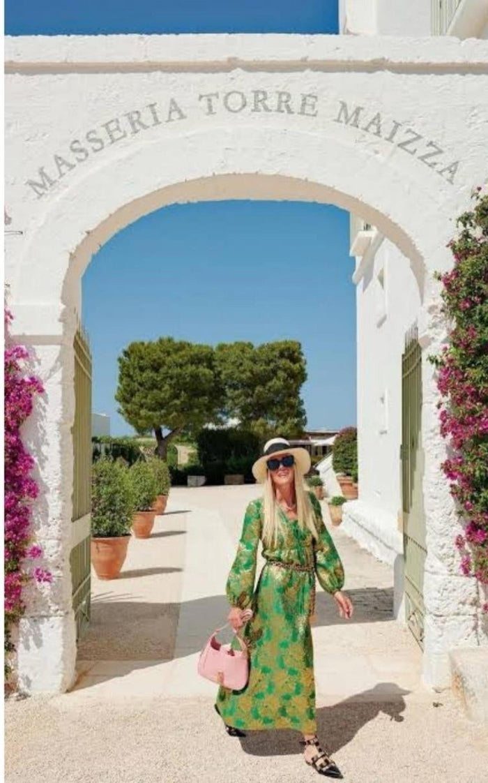 Gucci Wool Lamé Floral Jacquard Dress - Runway Catalog