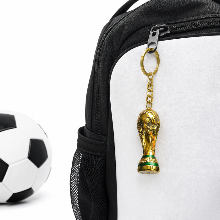 Compact World Cup keychain accessory for 2026 game day outfits
