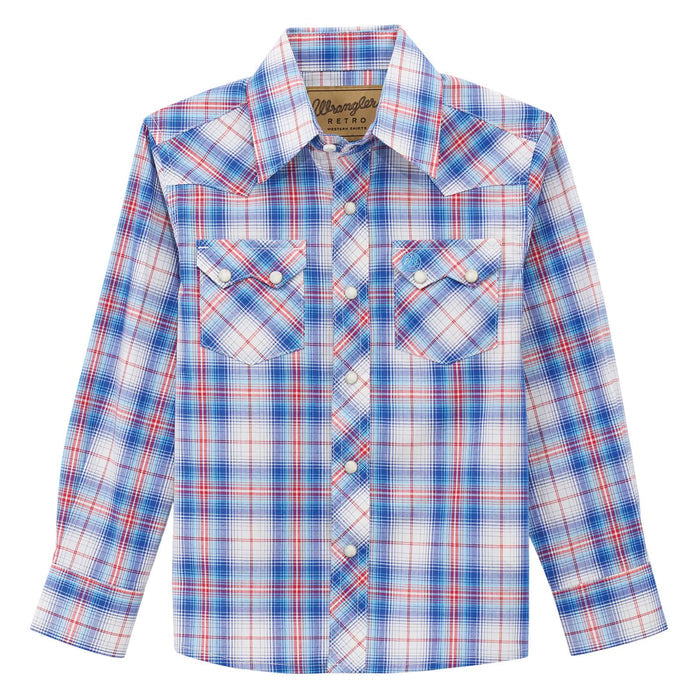 Wrangler Boys Retro Long Sleeve Shirt