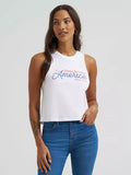 Wrangler Graphic Slim Crop Tank