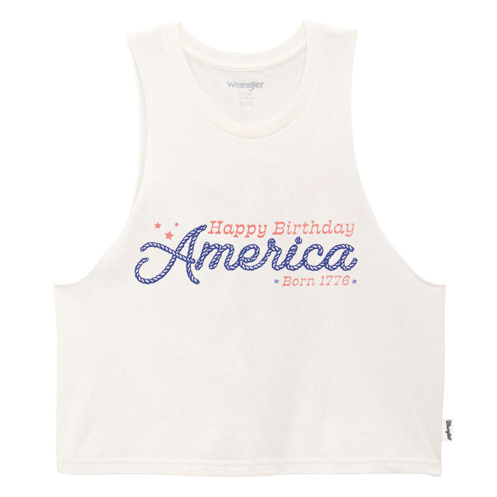 Wrangler Graphic Slim Crop Tank