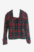 Wrangler Tartan Zip Front Jacket