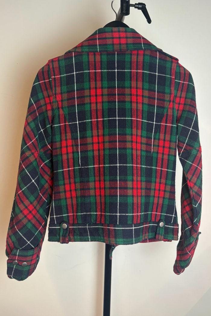 Wrangler Tartan Zip Front Jacket