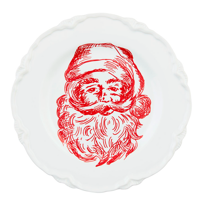 Xmas Dessert Plates - Pine & Moss