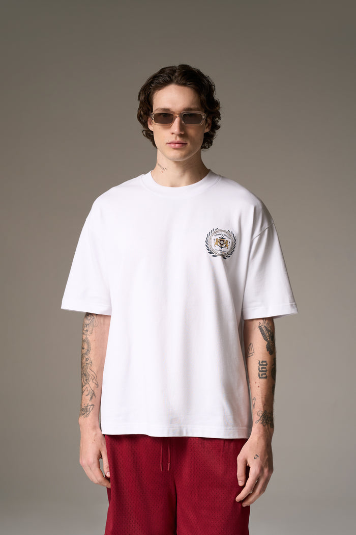 YACHT CLUB GRAPHIC T-SHIRT - WHITE