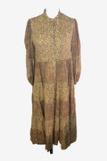 Zimermann Animal Print Patchwork Dress
