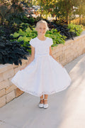 girl in white dress