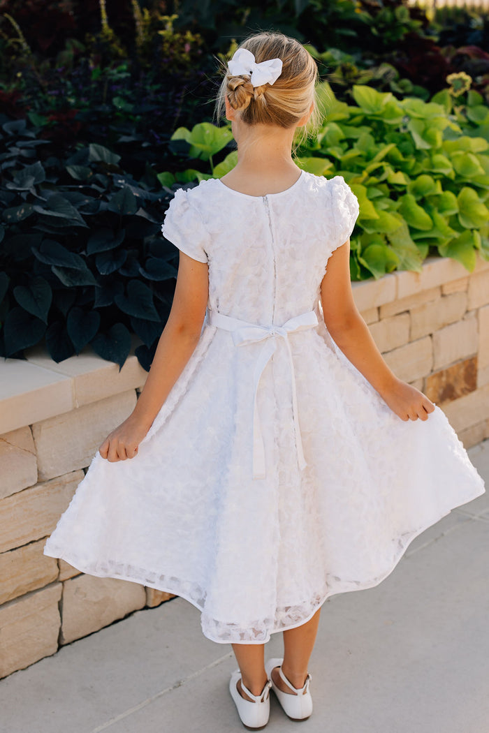 girl in white dress