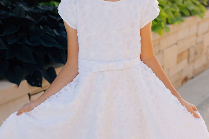 girl in white dress