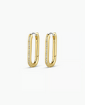 Zoey Shimmer Hoops