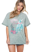 Zutter Long Live Cowboys Western Graphic Tee